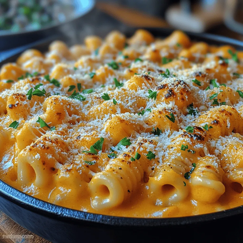 Wenn die Blätter sich färben und die Tage kürzer werden, gibt es nichts Besseres als ein cremiges, tröstendes Gericht, das die Seele wärmt – Cremige Kürbis Mac & Cheese ist genau das. Dieses Rezept kombiniert die samtige Textur von Pasta mit dem reichen, süßen Geschmack von Kürbis und einer köstlichen Käsesauce, die einfach unwiderstehlich ist. Egal, ob für ein gemütliches Abendessen mit Freunden oder als Beilage zu einem festlichen Feiertagsessen, dieses Gericht bringt die Aromen des Herbstes auf den Tisch.