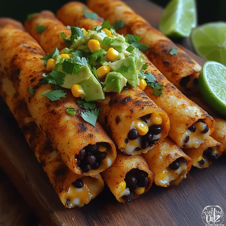 Die knusprigen schwarzen Bohnen-Taquitos sind ein köstliches und vielseitiges Gericht, das in der mexikanischen Küche verwurzelt ist. Ursprünglich aus der mexikanischen Tradition stammend, sind Taquitos ein beliebter Snack oder eine Hauptspeise, die oft bei Festen, Familientreffen oder einfach als schnelles Abendessen zubereitet werden. Diese kleinen, gefüllten Tortillas sind nicht nur lecker, sondern auch einfach zuzubereiten und bieten zahlreiche Möglichkeiten zur Anpassung an verschiedene Geschmäcker und Vorlieben.