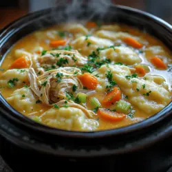 In der kalten Jahreszeit gibt es nichts Besseres als ein herzhaftes und wohltuendes Gericht, das den Körper und die Seele wärmt. Ein solches Gericht ist das „Slow Cooker Cremige Hühnchen mit Knödeln“. Diese köstliche Kombination aus zartem Hühnchen, frischem Gemüse und fluffigen Knödeln ist perfekt für ein gemütliches Abendessen mit der Familie oder Freunden. Durch die Zubereitung im Slow Cooker entfaltet sich der Geschmack der Zutaten über mehrere Stunden, sodass jedes Bissen ein Erlebnis für sich ist.