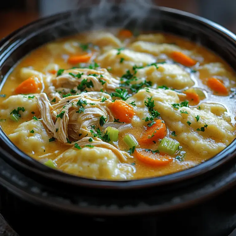 In der kalten Jahreszeit gibt es nichts Besseres als ein herzhaftes und wohltuendes Gericht, das den Körper und die Seele wärmt. Ein solches Gericht ist das „Slow Cooker Cremige Hühnchen mit Knödeln“. Diese köstliche Kombination aus zartem Hühnchen, frischem Gemüse und fluffigen Knödeln ist perfekt für ein gemütliches Abendessen mit der Familie oder Freunden. Durch die Zubereitung im Slow Cooker entfaltet sich der Geschmack der Zutaten über mehrere Stunden, sodass jedes Bissen ein Erlebnis für sich ist.