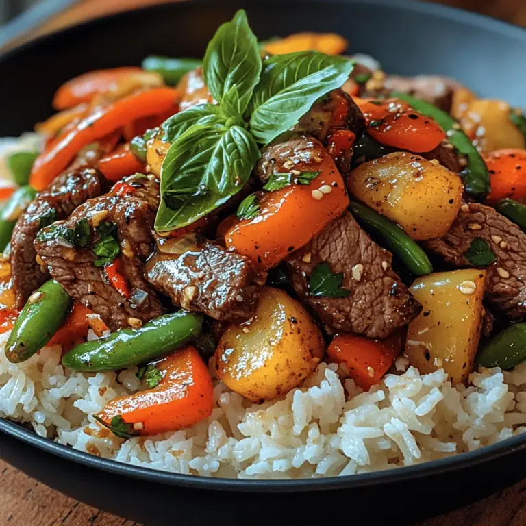 In der modernen Küche spielt die Vielfalt der Rezepte eine entscheidende Rolle. Ob für den Alltag oder besondere Anlässe, die richtige Auswahl an Gerichten kann den Unterschied ausmachen. Das heutige Rezept für ein Bratendes Thai-Basilikum-Rindfleisch-Pfannengericht ist nicht nur köstlich, sondern auch unkompliziert in der Zubereitung. Dieses Gericht vereint die frischen Aromen Thailands mit zartem Rindfleisch und einer bunten Auswahl an Gemüse, was es zu einer perfekten Wahl für ein schnelles Abendessen oder ein beeindruckendes Gericht für Gäste macht.
