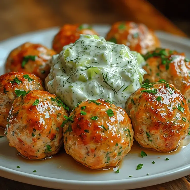 Säuerliche Tzatziki-Türkiemeatballs sind nicht nur ein einfacher Snack, sondern auch ein kulinarisches Highlight, das Ihre Gäste begeistern wird. Diese köstlichen Fleischbällchen, kombiniert mit einer erfrischenden Tzatziki-Sauce, bringen eine mediterrane Note auf den Tisch und sind ideal für jede Gelegenheit, sei es ein entspanntes Dinner, eine Grillparty oder einfach nur ein schnelles Abendessen.