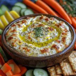 Willkommen in der Welt der frischen und köstlichen Aromen! Heute präsentiere ich Ihnen ein Rezept für einen Zesty Creamy Lemon Ricotta Dip, der sowohl einfach zuzubereiten als auch eine wahre Geschmacksexplosion ist. Dieser Dip vereint die cremige Textur von Ricotta mit der spritzigen Frische von Zitrone, was ihn zu einem perfekten Snack für jede Gelegenheit macht. Ob bei einem gemütlichen Abendessen, einer Gartenparty oder als Vorspeise bei einem festlichen Anlass – dieser Dip wird Ihre Gäste begeistern und ist in der Zubereitung schnell und unkompliziert.