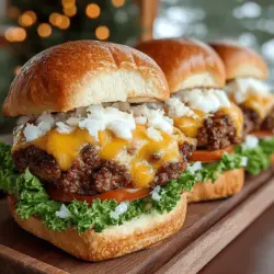 Die „Saftige Slider-Delikatesse mit Knoblauch-Genuss“ ist nicht nur ein einfaches Rezept, sondern ein kulinarisches Erlebnis, das sich perfekt für gesellige Anlässe, Grillpartys oder ein entspanntes Abendessen zu Hause eignet. Slider, die kleinen Burger, erfreuen sich immer größerer Beliebtheit und stellen eine köstliche Möglichkeit dar, verschiedene Geschmäcker und Texturen in einem kompakten Format zu vereinen. Dieses Rezept kombiniert zartes Rinderhackfleisch mit einer aromatischen Knoblauch-Aioli, die dem Gericht das gewisse Etwas verleiht.