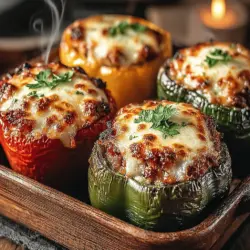 Gefüllte Paprika sind ein klassisches Gericht, das in vielen Küchen rund um den Globus geschätzt wird. Dieses Rezept für herzhafte gefüllte Paprika mit Wurst und Reis bringt die Aromen Italiens direkt auf Ihren Tisch. Es vereint die Süße der Paprikaschoten mit der herzhaften Füllung aus italienischer Wurst und aromatischem Reis, was nicht nur ein Fest für den Gaumen ist, sondern auch eine Augenweide auf jedem Esstisch.