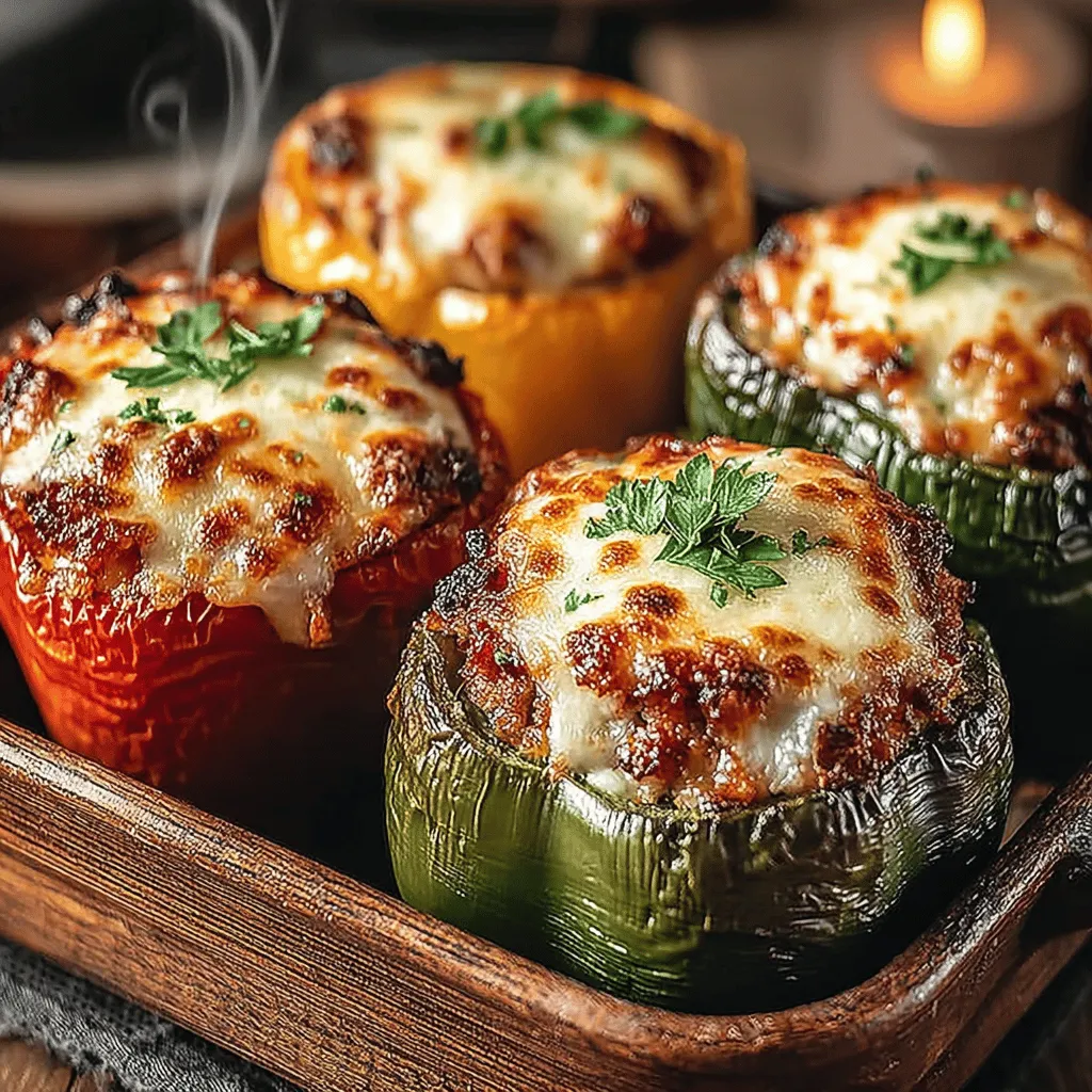 Gefüllte Paprika sind ein klassisches Gericht, das in vielen Küchen rund um den Globus geschätzt wird. Dieses Rezept für herzhafte gefüllte Paprika mit Wurst und Reis bringt die Aromen Italiens direkt auf Ihren Tisch. Es vereint die Süße der Paprikaschoten mit der herzhaften Füllung aus italienischer Wurst und aromatischem Reis, was nicht nur ein Fest für den Gaumen ist, sondern auch eine Augenweide auf jedem Esstisch.