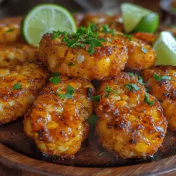 Willkommen in der aufregenden Welt der Crispy Cajun Corn Riblets! Dieses Rezept vereint knusprige Texturen mit einem würzigen Cajun-Aroma, das jeden Gaumen erfreuen wird. Die Idee, Mais in Riblet-Form zu servieren, bringt nicht nur einen Hauch von Kreativität in Ihre Küche, sondern sorgt auch für ein einzigartiges Geschmackserlebnis. Diese köstlichen Maisriblets sind perfekt als Snack, Beilage oder sogar als Hauptgericht für vegetarische Gäste. Egal, ob Sie eine Grillparty planen oder einfach nur ein leckeres Gericht für sich selbst zubereiten möchten, diese Riblets sind die ideale Wahl.