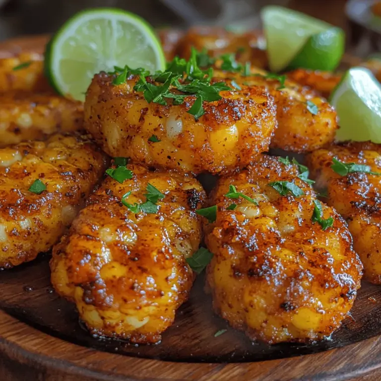 Willkommen in der aufregenden Welt der Crispy Cajun Corn Riblets! Dieses Rezept vereint knusprige Texturen mit einem würzigen Cajun-Aroma, das jeden Gaumen erfreuen wird. Die Idee, Mais in Riblet-Form zu servieren, bringt nicht nur einen Hauch von Kreativität in Ihre Küche, sondern sorgt auch für ein einzigartiges Geschmackserlebnis. Diese köstlichen Maisriblets sind perfekt als Snack, Beilage oder sogar als Hauptgericht für vegetarische Gäste. Egal, ob Sie eine Grillparty planen oder einfach nur ein leckeres Gericht für sich selbst zubereiten möchten, diese Riblets sind die ideale Wahl.