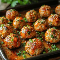 Wenn Sie auf der Suche nach einem köstlichen und gesunden Gericht sind, das sowohl für den Alltag als auch für besondere Anlässe geeignet ist, sind die pikanten Sriracha Putenfleischbällchen genau das Richtige für Sie. Diese Fleischbällchen kombinieren zartes, mageres Putenfleisch mit einer würzigen Sriracha-Sauce und frischen Zutaten, um ein Gericht zu kreieren, das nicht nur köstlich ist, sondern auch leicht zuzubereiten. Egal, ob Sie ein schnelles Abendessen benötigen oder Gäste bewirten möchten, diese Fleischbällchen sind vielseitig und anpassbar.