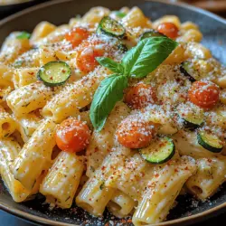 In der modernen Küche spielen Rezepte eine entscheidende Rolle, um uns nicht nur mit köstlichen Speisen zu versorgen, sondern auch um unsere Kreativität auszuleben. Die Vielfalt an Geschmäckern und Zubereitungsmethoden ermöglicht es uns, in der heimischen Küche zu experimentieren und neue Favoriten zu entdecken. Eines dieser wunderbaren Gerichte ist die cremige Zucchini-Tomaten-Pasta, die nicht nur einfach zuzubereiten ist, sondern auch eine wahre Geschmacksexplosion bietet. Dieses Rezept vereint die Frische von Zucchini und Kirschtomaten mit der Cremigkeit von Schlagsahne und Parmesan, was es zu einem perfekten Gericht für jede Gelegenheit macht – sei es ein einfaches Familienessen oder ein schickes Dinner mit Freunden.