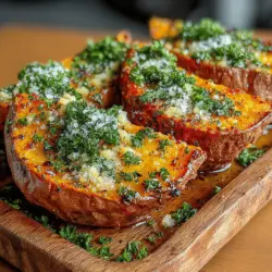 Die Knoblauch-Parmesan Süßkartoffelspalten sind nicht nur eine köstliche Beilage, sondern auch ein absolutes Highlight auf jedem Tisch. Dieses Rezept verbindet die Süße der Süßkartoffeln mit dem herzhaften Aroma von Knoblauch und dem würzigen Geschmack von Parmesan. Ideal für Familienessen, Grillpartys oder einfach als Snack für zwischendurch – diese Süßkartoffelspalten sind vielseitig und kommen bei Jung und Alt gleichermaßen gut an.