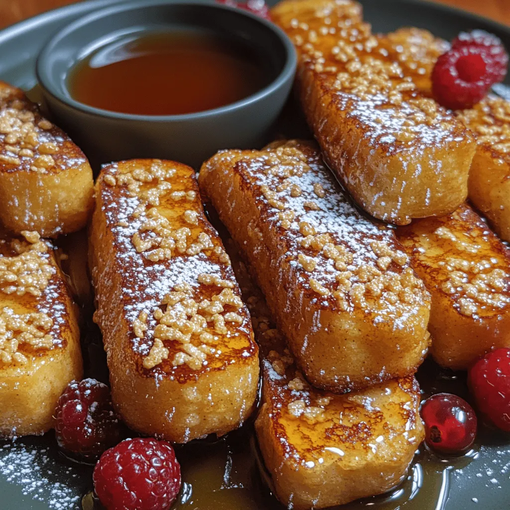 Wenn es darum geht, ein köstliches Frühstück oder einen süßen Snack zu genießen, stehen die goldenen gebackenen French Toast Sticks ganz oben auf der Liste. Diese herrlichen, knusprigen Sticks sind nicht nur ein Genuss für den Gaumen, sondern auch unglaublich einfach zuzubereiten. Ideal für einen gemütlichen Sonntagmorgen oder als besonderer Leckerbissen für Gäste, werden diese French Toast Sticks mit Sicherheit ein Hit sein.