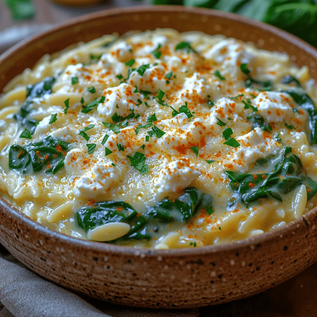 Die cremige Feta-Spinat-Orzo-Schüssel ist nicht nur ein einfaches Rezept, sondern ein wahres Fest für den Gaumen. In der modernen Küche erfreuen sich Gerichte, die schnell zubereitet werden können und gleichzeitig gesund sind, immer größerer Beliebtheit. Diese Orzo-Schüssel vereint die Aromen von frischem Spinat, feta und einer cremigen Sauce zu einem köstlichen Gericht, das sich perfekt für ein schnelles Mittagessen oder ein entspanntes Abendessen eignet. Die Kombination aus Pasta, Gemüse und Käse macht diese Mahlzeit nicht nur nahrhaft, sondern auch extrem befriedigend.