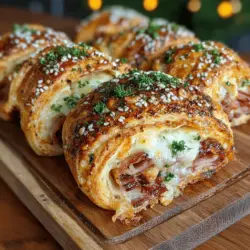 Die herzhafte Schinken-Käse Blätterteig-Dreher ist ein unwiderstehlicher Snack, der sich perfekt für jede Gelegenheit eignet – sei es als Partysnack, Fingerfood für den nächsten Filmabend oder als köstlicher Beitrag zu einem Brunch. Diese köstlichen Blätterteig-Dreher vereinen die Aromen von würzigem Schinken und schmelzendem Käse in einer knusprigen Teighülle, die einfach zuzubereiten ist. Das Rezept ist nicht nur einfach, sondern auch schnell – in weniger als 35 Minuten können Sie diese Leckerei auf dem Tisch haben.