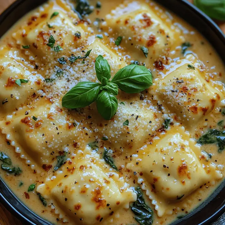 In der modernen Küche spielen Rezepte eine entscheidende Rolle, um kreative und schmackhafte Gerichte zu zaubern. Sie helfen nicht nur, den Speiseplan abwechslungsreich zu gestalten, sondern bringen auch Familien und Freunde zusammen, um gemeinsam zu genießen. Eines dieser Rezepte, das sowohl Anfänger als auch erfahrene Köche begeistert, sind die cremigen Spinat-Käse-Ravioli. Diese italienische Spezialität kombiniert den herzhaften Geschmack von frischem Spinat und Käse in einer köstlichen, cremigen Soße, die einfach zu Hause nachgekocht werden kann.