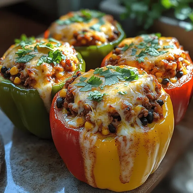 Herzhafte gefüllte Paprika sind ein Klassiker in der deutschen Küche, der nicht nur geschmacklich überzeugt, sondern auch gesund und nahrhaft ist. Dieses Rezept für gefüllte Paprika aus dem Slow Cooker bringt nicht nur Aromen zusammen, sondern vereint auch die Leichtigkeit der Zubereitung mit der Sorgfalt der gesunden Ernährung. In einer Zeit, in der viele Menschen bewusst auf ihre Ernährung achten, sind gefüllte Paprika eine hervorragende Wahl. Sie sind vielseitig, sättigend und bieten eine perfekte Kombination aus Gemüse, Proteinen und Kohlenhydraten.