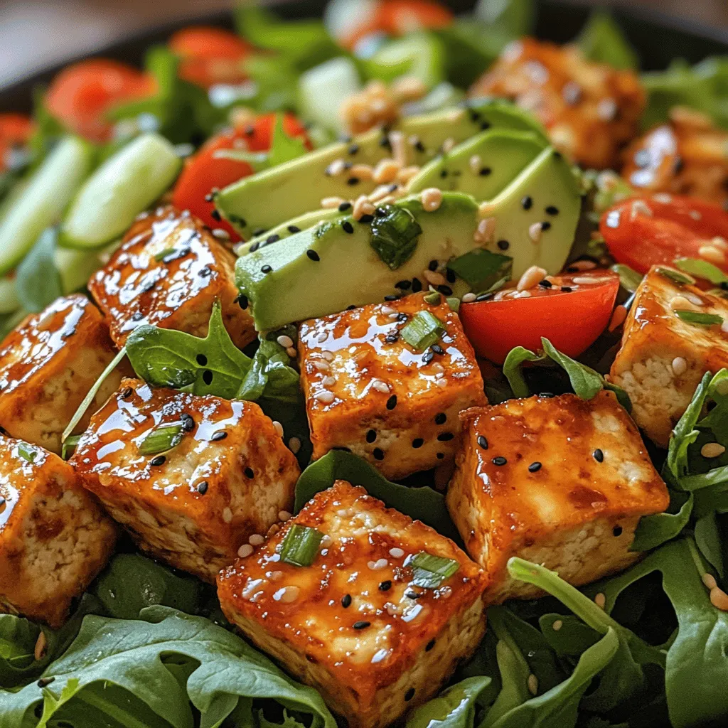 Willkommen in der Welt des gesunden Genusses! Heute präsentiere ich Ihnen ein köstliches Rezept für einen knusprigen Sesam-Tofu-Salat, der nicht nur einfach zuzubereiten ist, sondern auch voller Geschmack und Nährstoffe steckt. Dieser Salat ist ideal für eine leichte Mahlzeit oder als erfrischende Beilage zu Ihrem Hauptgericht.