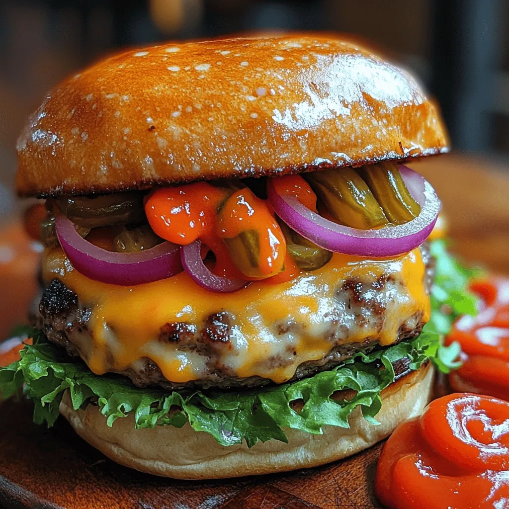 Wenn es um Burger geht, gibt es kaum etwas Befriedigenderes als einen saftigen Smash-Burger, der direkt von der Grillpfanne auf den Teller kommt. Diese köstlichen Burger sind nicht nur ein Genuss für den Gaumen, sondern auch eine wahre Freude für das Auge. Mit einer knusprigen Kruste und einem zarten Inneren, garniert mit würzigen eingelegten Zwiebeln, Tomaten und knusprigem Blattsalat, sind Sizzling Smash-Burger der perfekte Genuss für jede Grillparty oder einen entspannten Abend zu Hause.