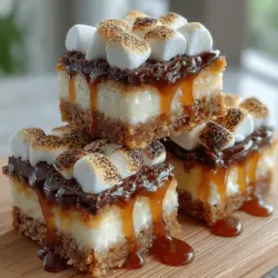 Die Basis dieser Riegel bilden die Graham-Cracker-Brösel, die für eine knusprige Textur und einen leichten Karamellgeschmack sorgen. Sie sind das Fundament, auf dem die anderen Zutaten aufbauen, und geben den S’mores Riegeln ihr typisches Aroma.