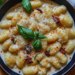 Cremige Gnocchi mit getrockneten Tomaten sind nicht nur ein Fest für den Gaumen, sondern auch eine wahre Bereicherung für jede Speisekarte. Diese italienische Spezialität vereint die zarten, weichen Gnocchi mit einer reichhaltigen und geschmackvollen Sahnesauce, die durch die Intensität der getrockneten Tomaten und den aromatischen Knoblauch perfekt ergänzt wird. Es ist ein Gericht, das sowohl in der feinen Küche als auch im Alltag seinen Platz hat und sich ideal für ein schnelles Abendessen oder eine besondere Feier eignet.