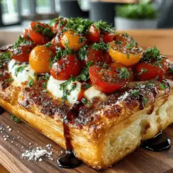 Willkommen zu unserem köstlichen Rezept für eine herzhafte Tomaten-Basilikum-Tarte! Dieses Gericht ist nicht nur eine wahre Gaumenfreude, sondern auch ein perfektes Beispiel für die italienische Küche, die frische Zutaten und einfache Zubereitung vereint. Die Kombination aus saftigen Kirschtomaten, aromatischen Basilikumblättern und cremigem Ricotta macht diese Tarte zu einem Genuss für jeden Anlass. Ob als Vorspeise bei einem festlichen Abendessen, als leichtes Mittagessen oder als Teil eines Brunch-Buffets, die Tomaten-Basilikum-Tarte wird sicherlich die Herzen Ihrer Gäste erobern.