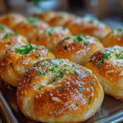 Willkommen zu einem Rezept, das nicht nur den Gaumen erfreut, sondern auch die Küche mit verführerischem Duft erfüllt: Himmlische Buttery Knoblauchknoten. Diese kleinen Teigkunstwerke sind mehr als nur ein einfacher Snack; sie sind ein kulinarisches Erlebnis, das perfekt zu jeder Gelegenheit passt. Egal, ob Sie ein gemütliches Abendessen mit Freunden planen oder einfach nur einen Snack für sich selbst zubereiten möchten, diese Knoblauchknoten sind die ideale Wahl.