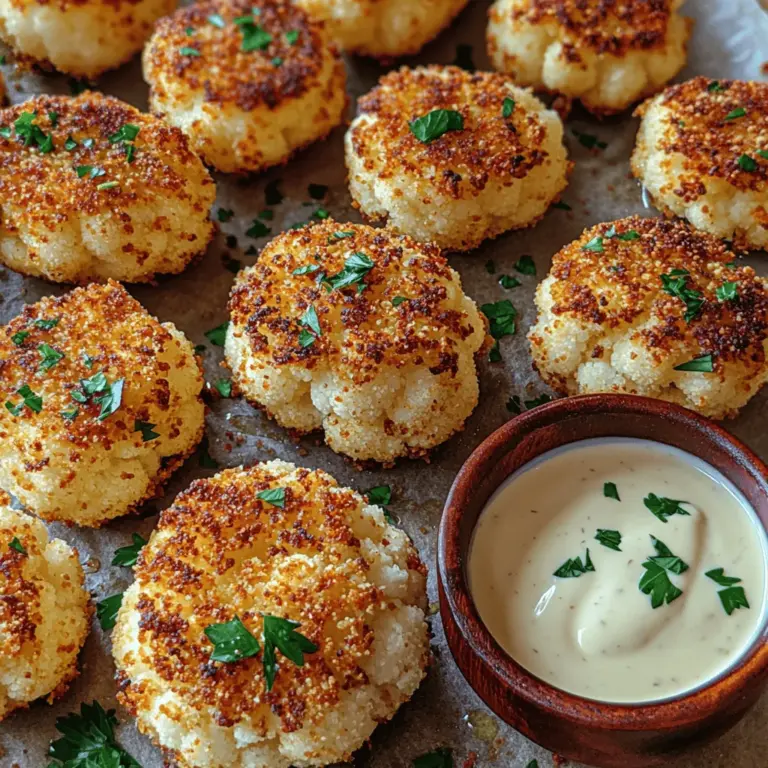 Crispy Ranch Blumenkohl Bissen sind nicht nur ein köstlicher Snack, sondern auch eine hervorragende Möglichkeit, Gemüse auf eine schmackhafte Art und Weise in die Ernährung zu integrieren. In den letzten Jahren hat sich Blumenkohl zu einem Star unter den Gemüsesorten entwickelt, und immer mehr Menschen entdecken die vielfältigen Zubereitungsmöglichkeiten. Die Kombination aus einer knusprigen Panade, aromatischen Gewürzen und dem zarten Inneren des Blumenkohls macht dieses Gericht zu einem perfekten Appetizer oder einer gesunden Beilage.