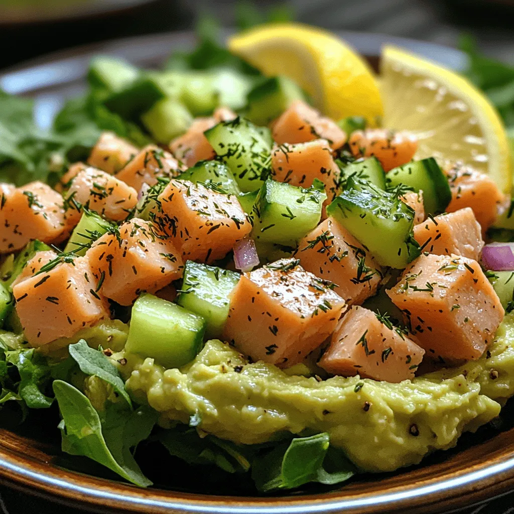 Dieses Rezept für den Avocado-Thunfischsalat ist eine kreative Abwandlung des traditionellen Thunfischsalats. Während viele Menschen dazu neigen, Thunfischsalat mit Mayonnaise zu machen, setzen wir hier auf die gesunde Alternative: cremige Avocado. Diese Variante ist nicht nur kalorienärmer, sondern bietet auch einen einzigartigen Geschmack und eine samtige Textur. Die Kombination von frischen Zutaten und der richtigen Würze macht diesen Salat zu einer perfekten Wahl für jeden Anlass, sei es ein Picknick, ein leichtes Mittagessen oder ein schnelles Abendessen nach einem langen Tag.