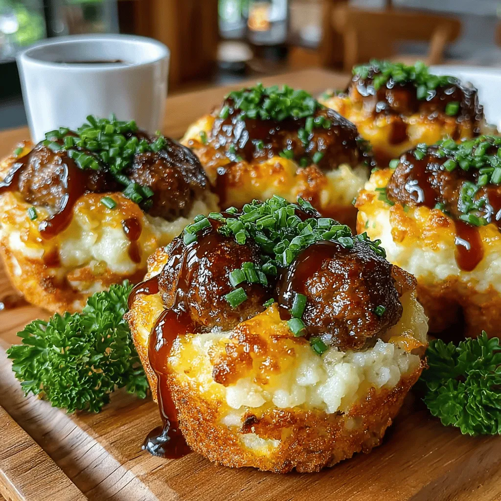 Klebrige BBQ-Fleischbällchen und Kartoffelpüree-Muffins sind eine köstliche Fusion aus Komfortessen und BBQ-Genuss. Dieses Rezept vereint saftige, würzige Fleischbällchen mit cremigem Kartoffelpüree, das in handliche Muffinformen gebacken wird. Ideal für Familienessen, Partys oder einfach als herzhaftes Abendessen, diese Muffins sind nicht nur lecker, sondern auch einfach zuzubereiten. In diesem Artikel werden wir die einzelnen Schritte zur Zubereitung dieser köstlichen Muffins durchgehen und Ihnen wertvolle Tipps geben, um sicherzustellen, dass sie perfekt gelingen.