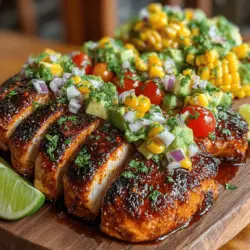 Willkommen zu einem Geschmackserlebnis, das sowohl Herz als auch Gaumen erfreut – unser Rezept für Paprika-Hühnchen mit Avocado-Mais-Salsa. Dieses Gericht vereint die köstlichen Aromen von geräuchertem Paprika und frischer Avocado mit einer knackigen Salsa, die jedes Dinner in ein besonderes Ereignis verwandelt. Es ist nicht nur ein Fest für die Sinne, sondern auch eine gesunde Option, die sich ideal für ein Familienessen oder eine gesellige Runde eignet.