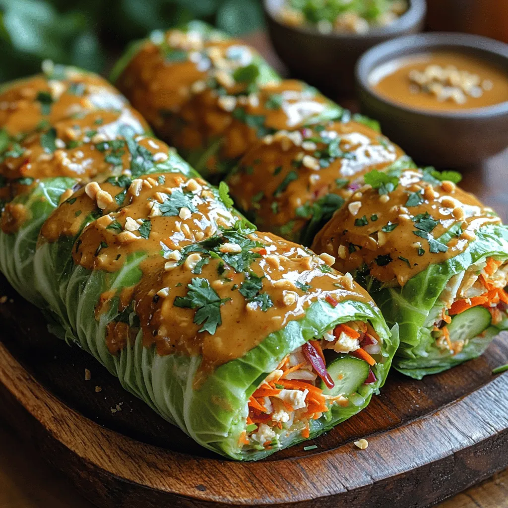 Willkommen in der köstlichen Welt der thailändischen Küche! Dieses Rezept für knusprige Erdnuss-Kohlwickel ist nicht nur eine wahre Geschmacksexplosion, sondern auch eine gesunde und einfache Option für jede Gelegenheit. Egal, ob Sie ein schnelles Mittagessen, ein leichtes Abendessen oder einen Snack für Ihre nächste Dinnerparty suchen, diese Kohlwickel sind die perfekte Wahl. Sie sind farbenfroh, nahrhaft und lassen sich in kürzester Zeit zubereiten.