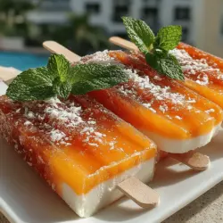 Das Tropische Freude Mango-Joghurt-Eis am Stiel ist nicht nur eine erfrischende Leckerei für heiße Sommertage, sondern auch eine gesunde Alternative zu herkömmlichen Eiscremes. Dieses Rezept vereint die süße Saftigkeit reifer Mangos mit der Cremigkeit von Joghurt, was nicht nur für einen köstlichen Geschmack sorgt, sondern auch für eine angenehme Textur. In nur wenigen einfachen Schritten können Sie eine gesunde und schmackhafte Nascherei zubereiten, die sowohl Kinder als auch Erwachsene begeistert.