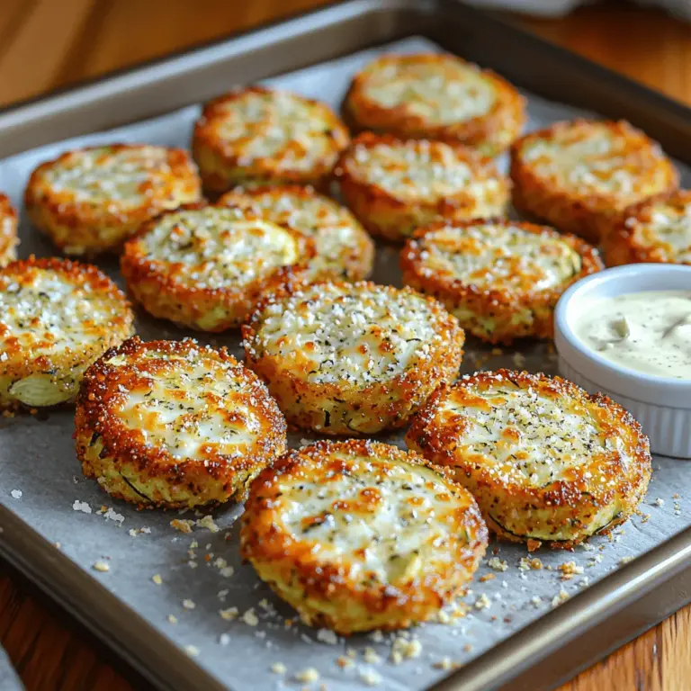 Zucchini Ranch Snack Bites sind eine köstliche und gesunde Snack-Option, die sich perfekt für jede Gelegenheit eignet. Egal, ob Sie ein schnelles Fingerfood für eine Party, einen gesunden Snack für die Kinder oder einfach nur etwas Leckeres für sich selbst suchen – diese Zucchini-Bissen werden Ihre Geschmacksknospen erfreuen. Mit der Kombination aus frischer Zucchini, würzigem Ranch-Geschmack und einer knusprigen Textur sind sie nicht nur schmackhaft, sondern auch eine hervorragende Möglichkeit, mehr Gemüse in Ihre Ernährung einzufügen.