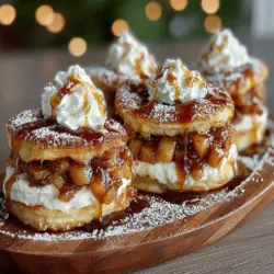 In der kulinarischen Welt spielen Rezepte eine zentrale Rolle, da sie nicht nur als Anleitung für die Zubereitung von Speisen dienen, sondern auch als Ausdruck von Kreativität und Tradition. Diese Mini-Apfel-Zimt-Pfannkuchen-Slider sind eine wunderbare Kombination aus zwei beliebten Klassikern: Pfannkuchen und Apfel-Zimt. Sie eignen sich perfekt für verschiedene Anlässe, sei es ein gemütliches Familienfrühstück, ein Brunch mit Freunden oder sogar als süße Snacks für eine Feier. Mit ihrem köstlichen Geschmack und der ansprechenden Präsentation werden diese Slider sowohl Kinder als auch Erwachsene begeistern.