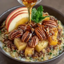 In der heutigen schnelllebigen Welt, in der gesunde Ernährung oft zu kurz kommt, ist es wichtig, einen nahrhaften und schmackhaften Start in den Tag zu finden. Die Apfel-Pekannuss-Quinoa-Frühstücksschüssel ist nicht nur ein Fest für die Sinne, sondern auch ein hervorragendes Beispiel dafür, wie einfach es sein kann, eine gesunde Mahlzeit zuzubereiten. Diese Frühstücksschüssel vereint die nussigen Aromen von Pekannüssen, die Süße von frischen Äpfeln und die proteinreiche Basis von Quinoa. Perfekt für alle, die ein gesundes Frühstück suchen, das Energie für den gesamten Tag liefert.