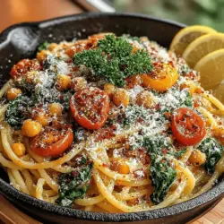 Zesty Lemon Chickpea Pasta ist mehr als nur ein einfaches Nudelgericht – es ist eine kulinarische Umarmung, die frische Aromen und nahrhafte Zutaten harmonisch vereint. Dieses Rezept bietet eine perfekte Balance zwischen der Säure der Zitrone und dem herzhaften Geschmack der Kichererbsen, sodass es nicht nur lecker, sondern auch gesund ist. Die Kombination aus Pasta, frischem Gemüse und aromatischen Kräutern macht dieses Gericht zu einer großartigen Wahl für ein schnelles Abendessen oder ein leichtes Mittagessen.