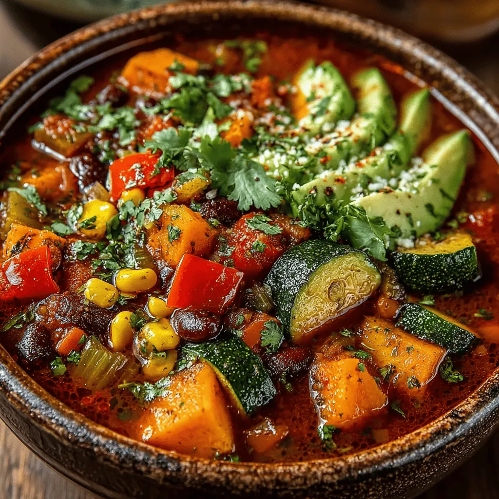 In den kühleren Monaten des Jahres gibt es kaum etwas Besseres als ein wohltuendes Chili, das die Seele wärmt und den Gaumen verwöhnt. Unser Herbsternte Crockpot Gemüse-Chili ist nicht nur eine köstliche und nahrhafte Wahl, sondern auch ein perfektes Gericht für gesellige Abende. Dieses Rezept kombiniert eine Vielzahl von frischem Gemüse und herzhaften Bohnen, die zusammen in einem Slow Cooker köcheln, um ein harmonisches und aromatisches Gericht zu kreieren. Die Kombination von Aromen aus Chili-Pulver, Kreuzkümmel und geräuchertem Paprikapulver sorgt für eine geschmackliche Tiefe, die sowohl Vegetarier als auch Fleischliebhaber begeistert.
