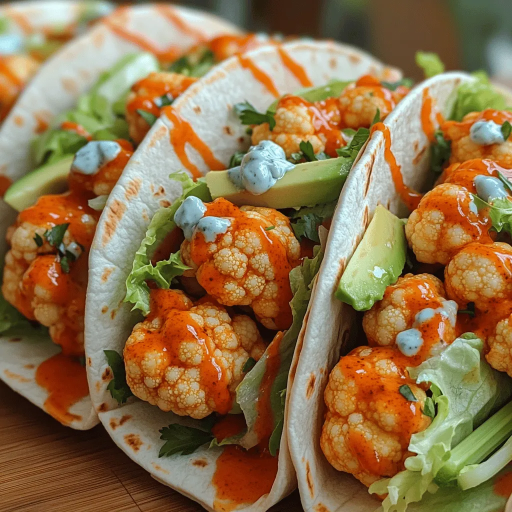 Die feurigen Buffalo Blumenkohl-Wraps sind nicht nur ein kulinarisches Highlight, sondern auch eine gesunde und schmackhafte Alternative zu herkömmlichen Wraps. Diese köstlichen Wraps kombinieren den herzhaften Geschmack von geröstetem Blumenkohl mit einer würzigen Buffalo-Sauce und frischem Gemüse. Sie sind perfekt für alle, die auf der Suche nach einer kreativen, fleischlosen Option sind, die sowohl sättigend als auch voller Geschmack ist.