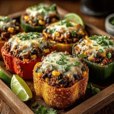 Mini Taco-Reis gefüllte Paprika: Ein köstliches Rezept für jede Gelegenheit