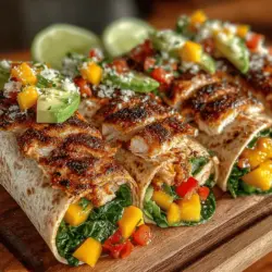 Willkommen in der Welt der frischen und gesunden Küche! In diesem Artikel stellen wir Ihnen ein köstliches und erfrischendes Rezept vor: Mango-Basilikum Hühnchen-Wraps. Diese bunten Wraps sind nicht nur ein wahrer Genuss für den Gaumen, sondern auch eine nahrhafte Wahl für jede Gelegenheit – sei es ein leichtes Mittagessen, ein Snack für unterwegs oder ein schnelles Abendessen. Die Kombination aus zartem Hähnchen, süßer Mango, aromatischem Basilikum und knackigem Gemüse bringt den Geschmack des Sommers direkt auf Ihren Tisch.