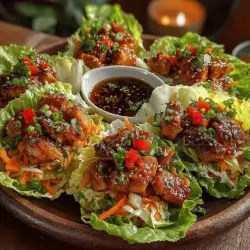 Die Zutaten für die Hähnchen-Teriyaki-Lettuce-Cups sind einfach und frisch, was nicht nur den Geschmack, sondern auch die Zubereitung erleichtert: