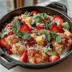 Willkommen in der bunten und schmackhaften Welt der fruchtigen Fiesta Hähnchen-Pfanne! Dieses Rezept hat sich in vielen Küchen schnell zum Favoriten entwickelt, nicht nur wegen seines köstlichen Geschmacks, sondern auch aufgrund seiner einfachen Zubereitung. Die Kombination aus zartem Hähnchenfleisch und frischen Früchten sorgt für ein Geschmackserlebnis, das sowohl Erwachsene als auch Kinder begeistert. Die fruchtige Note, gepaart mit cremigem Frischkäse und einer Prise exotischer Kokosnüsse, macht dieses Gericht zu einem wahren Festessen.