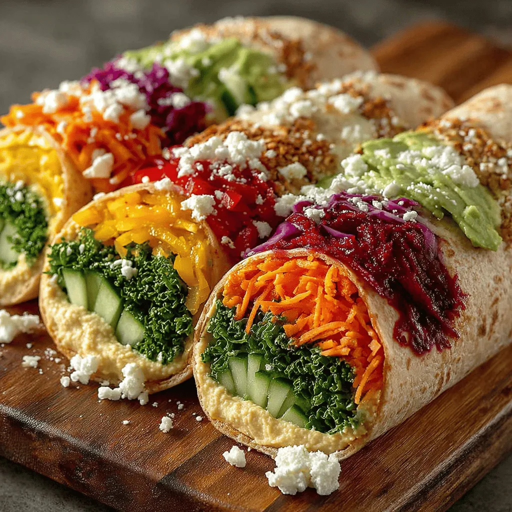 Rainbow Wraps: Ein Rezept für jeden Geschmack