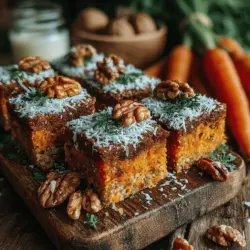 Energie-Riegel sind die perfekten Snacks für alle, die einen gesunden Lebensstil pflegen oder einfach nur auf der Suche nach einer nahrhaften Zwischenmahlzeit sind. In den letzten Jahren haben sich selbstgemachte Energie-Riegel zu einem Trend entwickelt, der nicht nur köstlich, sondern auch anpassbar ist. Heute stellen wir Ihnen unser Rezept für frostige Karottenkuchen-Energie-Riegel vor. Diese Riegel kombinieren die Süße von Karotten mit nahrhaften Zutaten wie Haferflocken, Nüssen und Kokosraspeln, um Ihnen einen Energieschub zu geben, der sowohl gut schmeckt als auch gesund ist.
