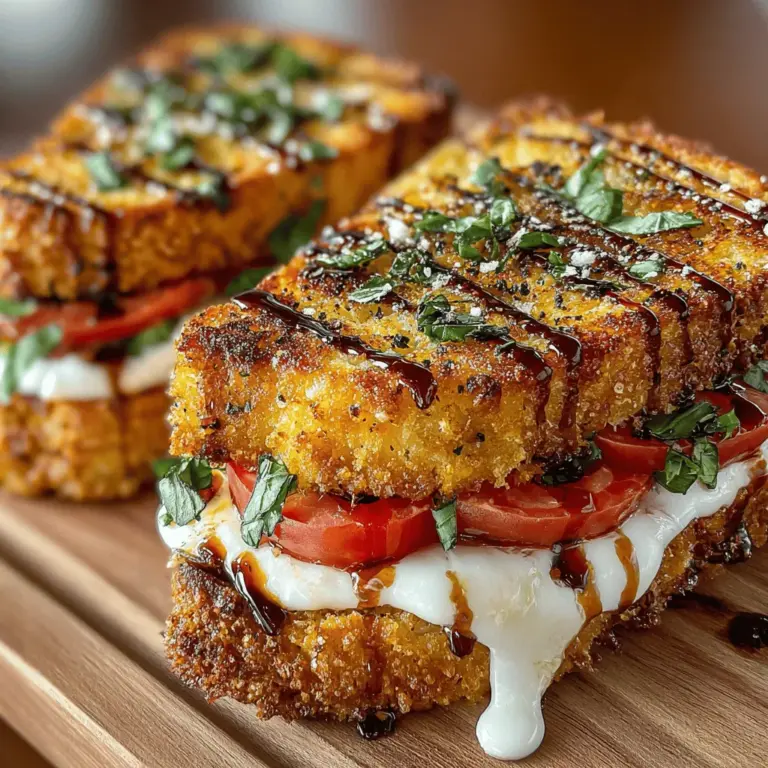Das gegrillte neapolitanische Sandwich-Melt ist nicht nur ein einfaches Gericht, sondern ein wahres Geschmackserlebnis, das die Aromen Italiens in einem herzhaften Sandwich vereint. Dieses Rezept ist eine Ode an die italienische Küche und bietet eine köstliche Kombination aus frischem Mozzarella, saftigen Tomaten und aromatischen Basilikumblättern. Die Verwendung von hochwertigem italienischem Brot sorgt für die perfekte Basis, während die Balsamico-Glasur dem Ganzen eine süß-saure Note verleiht, die dieses Sandwich unwiderstehlich macht.