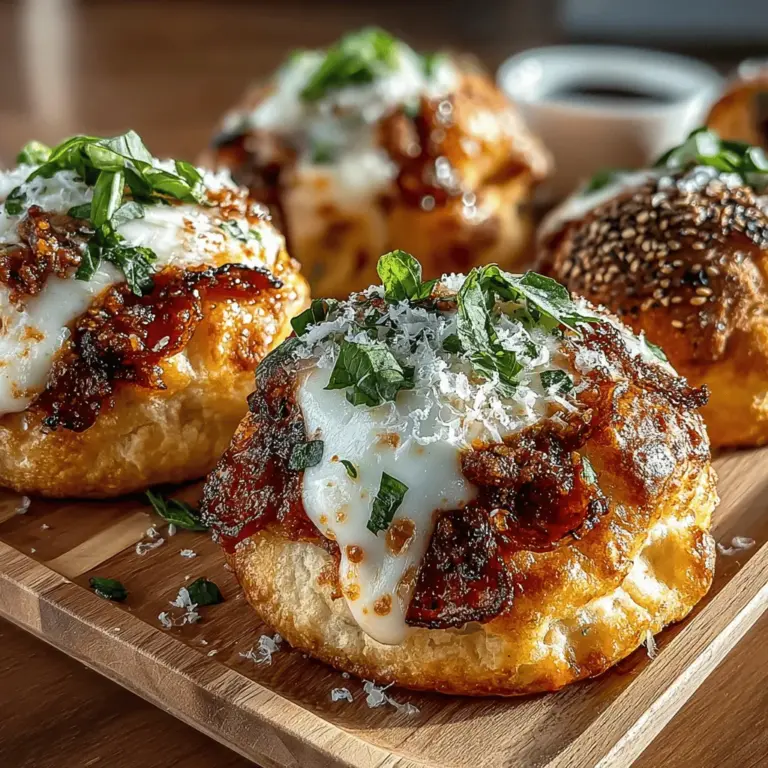 Mini-Peperoni-Pizza-Biskuit-Slider sind nicht nur eine köstliche Snackoption, sondern auch ein ideales Gericht für Partys, Familienfeiern oder einfach nur für einen geselligen Abend zu Hause. Dieses Rezept kombiniert die herzhaften Aromen einer Pizza mit der Bequemlichkeit von Biskuitteig, was es zu einer schnellen und einfachen Wahl für jeden Pizza-Liebhaber macht. Die Slider sind perfekt portioniert und können leicht mit Freunden und Familie geteilt werden, was sie zu einem Hit bei jedem Anlass macht.