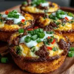 Wenn der Morgen anbricht und der Duft von frisch gebackenem Gebäck in der Luft liegt, gibt es nichts Besseres als ein herzhaftes Frühstücksgericht, das sowohl sättigend als auch geschmackvoll ist. Die scharfen Hatch Chili Frühstücksauflauf Törtchen sind genau das – eine köstliche Kombination aus Eiern, Käse und würzigen Chilis, die jedem Frühstück eine besondere Note verleiht. Diese Törtchen sind nicht nur ein Genuss für den Gaumen, sondern auch einfach zuzubereiten, was sie zur perfekten Wahl für einen energiereichen Start in den Tag macht.