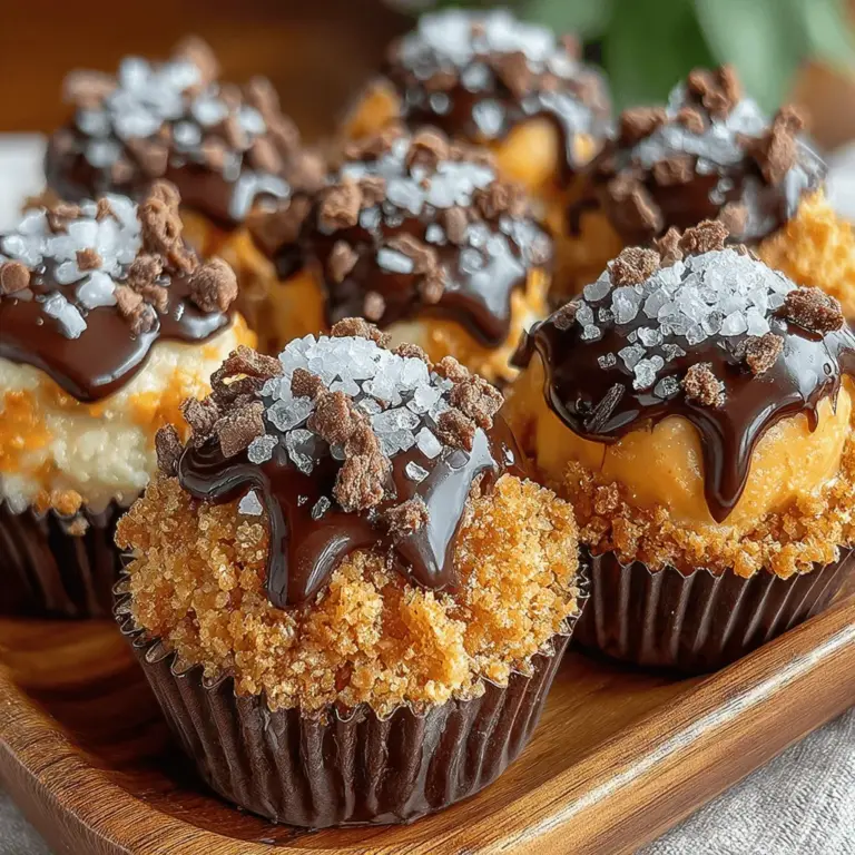 In der Welt der Desserts gibt es kaum etwas Erfrischenderes und Genießbareres als gefrorene Leckereien, die sowohl köstlich als auch nahrhaft sind. Die gefrorenen Joghurt-Schokoladen-Erdnussbutter-Bomben sind genau das – eine perfekte Kombination aus cremigem Joghurt, nussiger Erdnussbutter und zarter Zartbitterschokolade. Diese kleinen Bomben sind nicht nur ein Genuss für den Gaumen, sondern auch eine gesunde Alternative zu herkömmlichen Eiscremes. Sie eignen sich hervorragend für heiße Sommertage, als Snack für Kinder oder einfach als kleiner süßer Genuss für zwischendurch.