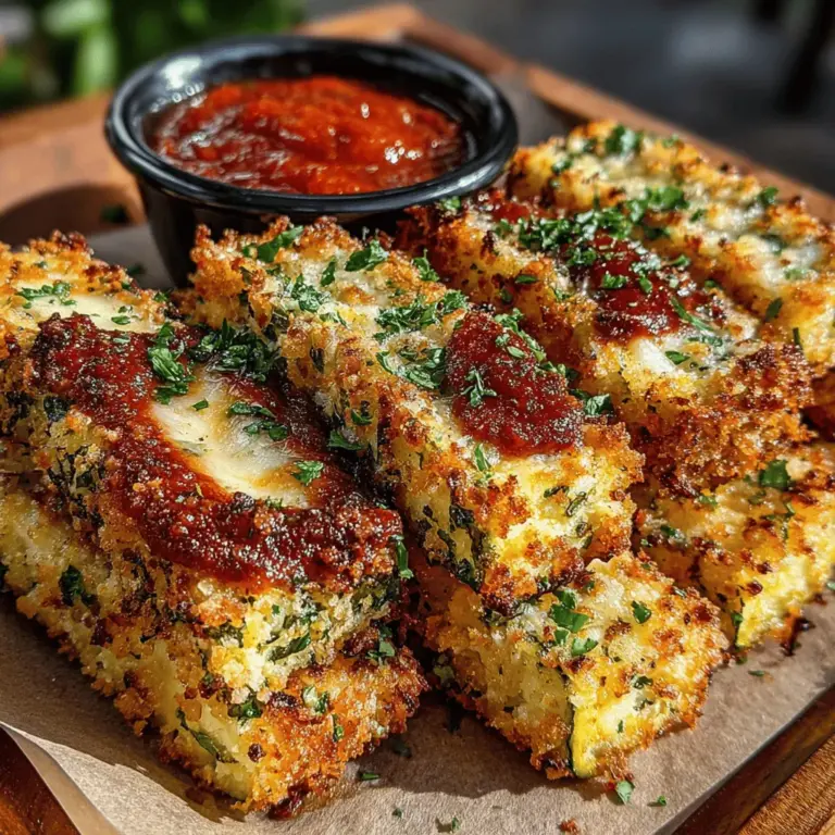 Zucchini Fries sind nicht nur eine gesunde Alternative zu herkömmlichen Pommes, sondern auch ein köstlicher Snack oder eine Beilage, die sowohl Kinder als auch Erwachsene begeistert. Diese knusprigen, im Ofen gebackenen Zucchini-Streifen sind einfach zuzubereiten und bieten den perfekten Crunch, der jedem Bissen einen besonderen Kick verleiht. Mit einer goldbraunen Panade aus Panko-Semmelbröseln und Parmesan sind diese Zucchini Fries nicht nur ein Genuss für den Gaumen, sondern auch ein visuelles Highlight auf jedem Tisch.