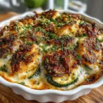 Willkommen zu einem Rezept, das nicht nur den Gaumen erfreut, sondern auch gesund und einfach zuzubereiten ist: der Käse-Zucchini-Genuss. Dieses Gericht kombiniert die zarten Aromen frischer Zucchini mit dem herzhaften Geschmack von Käse, was es zu einer beliebten Wahl für Familienessen und gesellige Zusammenkünfte macht. Besonders geschätzt wird es bei Vegetariern und Käseliebhabern, die auf der Suche nach einer köstlichen und nahrhaften Option sind.